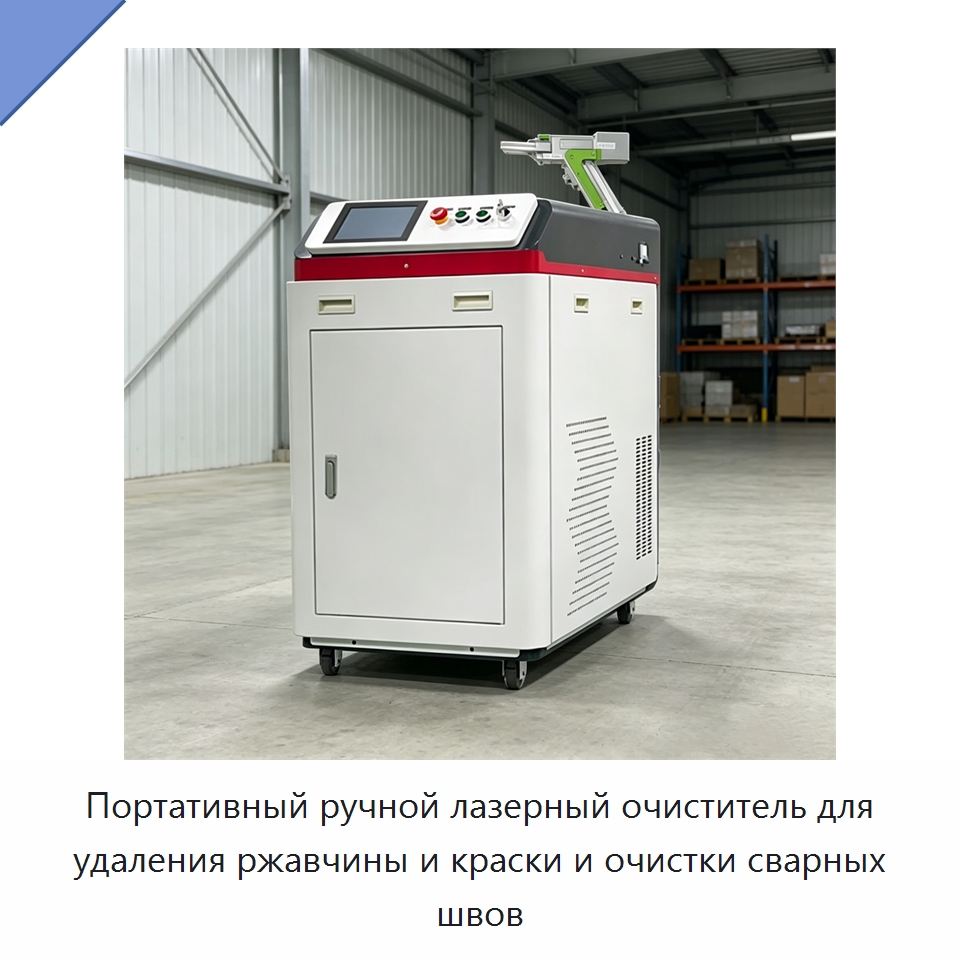 Портативный ручной лазерный очиститель для удаления ржавчины и краски и очистки сварных швов — Установки лазерной очистки