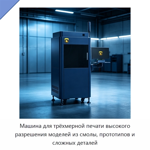 Машина для трёхмерной печати высокого разрешения моделей из смолы, прототипов и сложных деталей