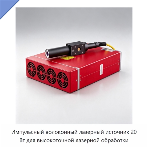 Импульсный волоконный лазерный источник 20 Вт для высокоточной лазерной обработки