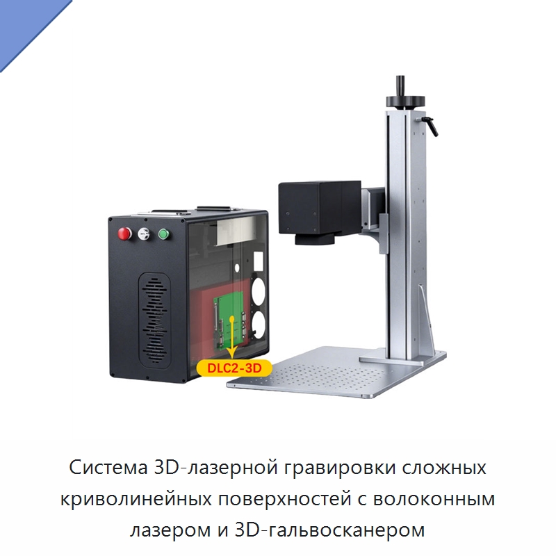 Система 3D-лазерной гравировки сложных криволинейных поверхностей с волоконным лазером и 3D-гальвосканером — Лазерные маркировочные станки