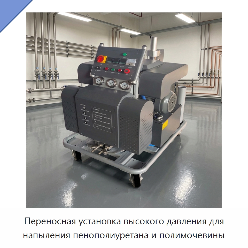 Переносная установка высокого давления для напыления пенополиуретана и полимочевины — Оборудование для производства пеноматериалов