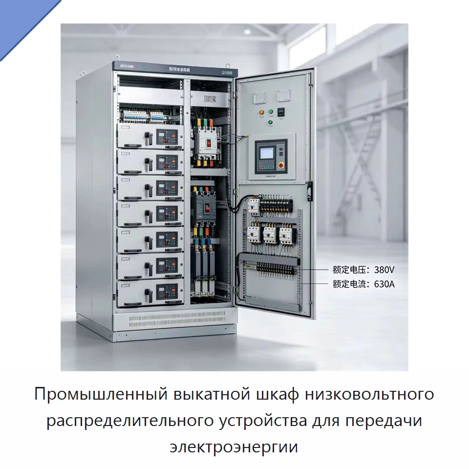Промышленный выкатной шкаф низковольтного распределительного устройства для передачи электроэнергии — Распределительное электрооборудование