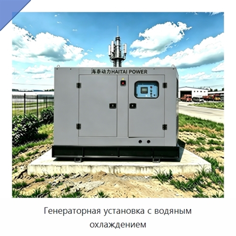 Генераторная установка с водяным охлаждением