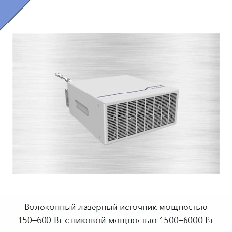 Волоконный лазерный источник мощностью 150–600 Вт с пиковой мощностью 1500–6000 Вт