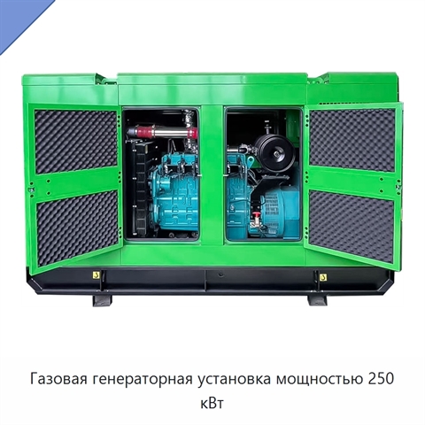 Газовая генераторная установка мощностью 250 кВт