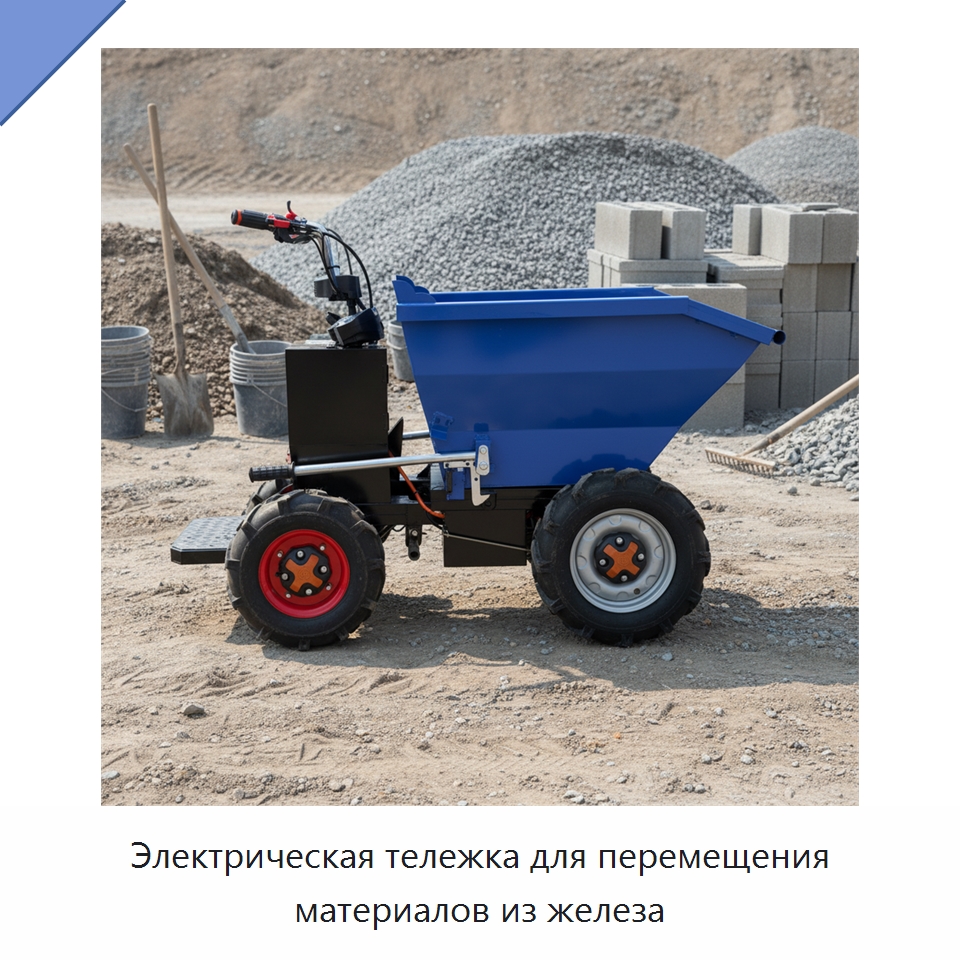Электрическая тележка для перемещения материалов из железа — Специальное подъемно-транспортное оборудование