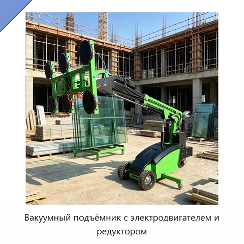 Вакуумный подъёмник с электродвигателем и редуктором