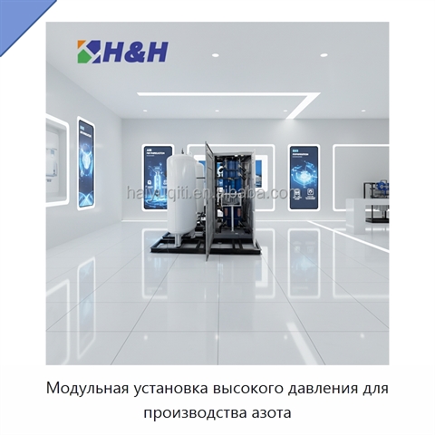 Модульная установка высокого давления для производства азота