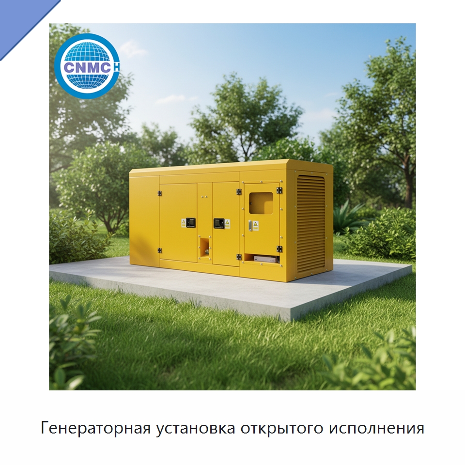 Генераторная установка открытого исполнения — Дизельные генераторы
