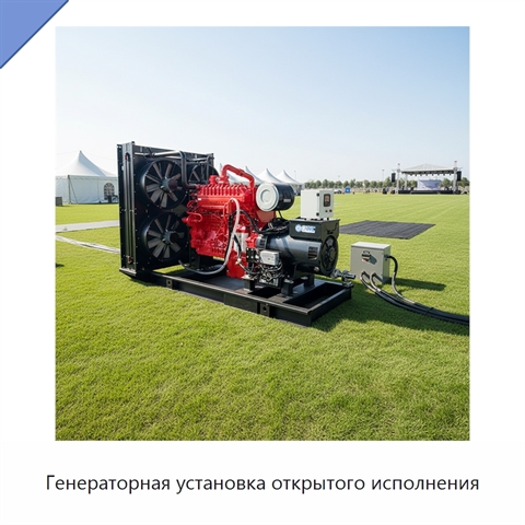 Генераторная установка открытого исполнения