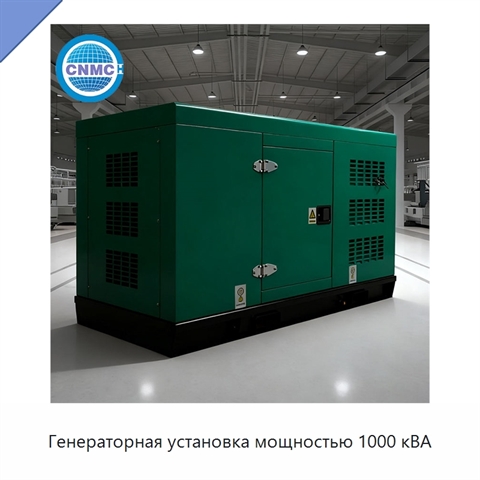 Генераторная установка мощностью 1000 кВА