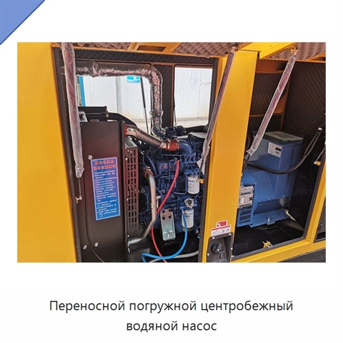 Переносной погружной центробежный водяной насос