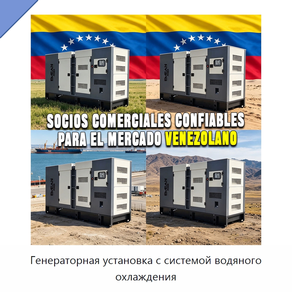 Генераторная установка с системой водяного охлаждения — Дизельные генераторы