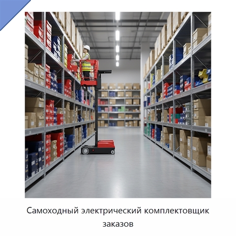 Самоходный электрический комплектовщик заказов