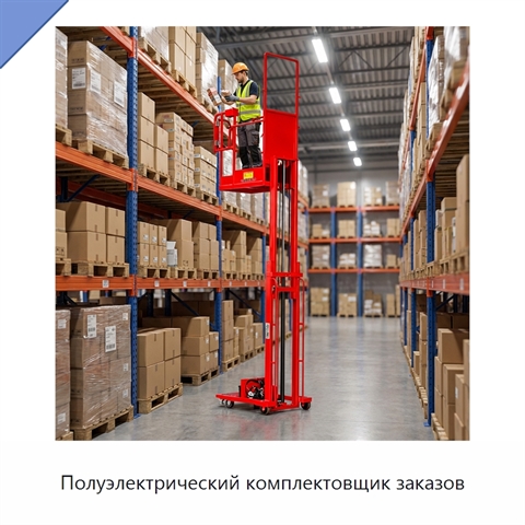 Полуэлектрический комплектовщик заказов