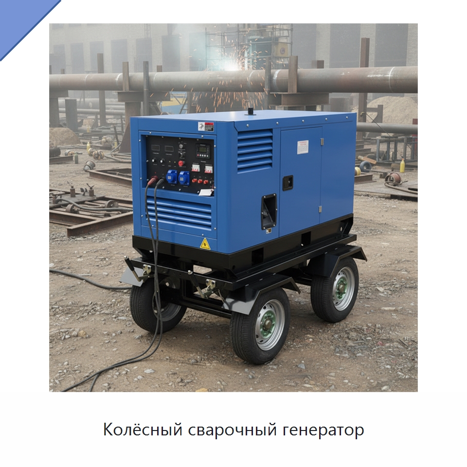 Колёсный сварочный генератор — Дизельные генераторы