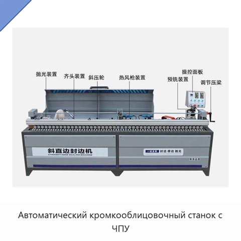 Автоматический кромкооблицовочный станок с ЧПУ
