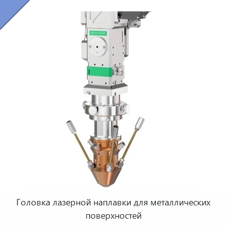 Головка лазерной наплавки для металлических поверхностей