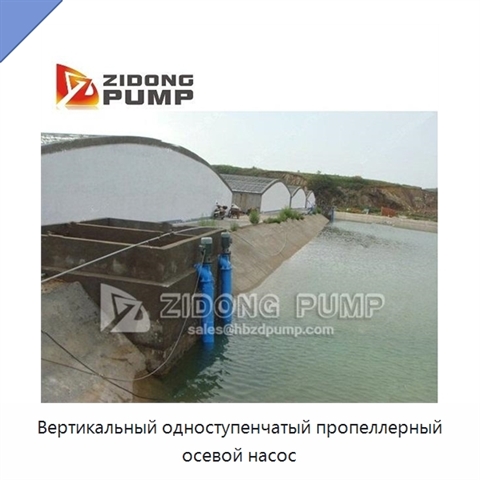 Вертикальный одноступенчатый пропеллерный осевой насос