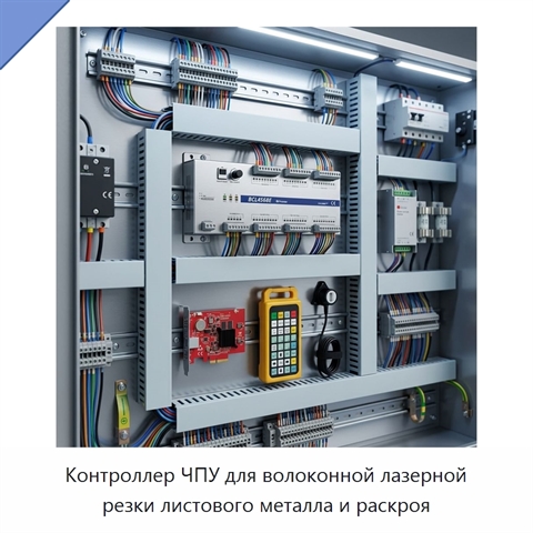 Контроллер ЧПУ для волоконной лазерной резки листового металла и раскроя