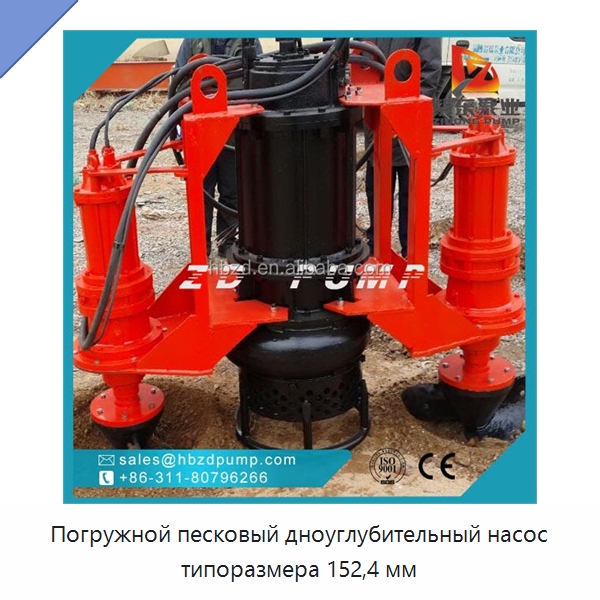 Погружной песковый дноуглубительный насос типоразмера 152,4 мм — Насосы