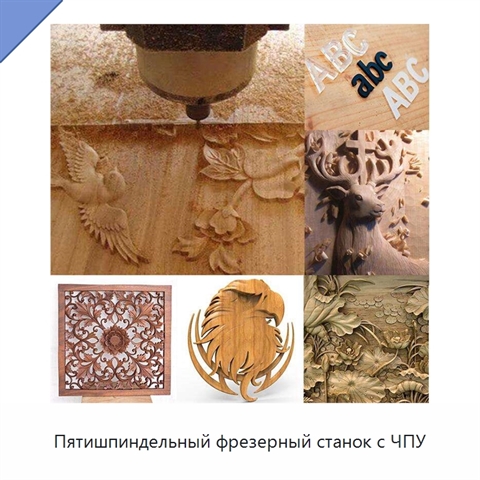 Пятишпиндельный фрезерный станок с ЧПУ