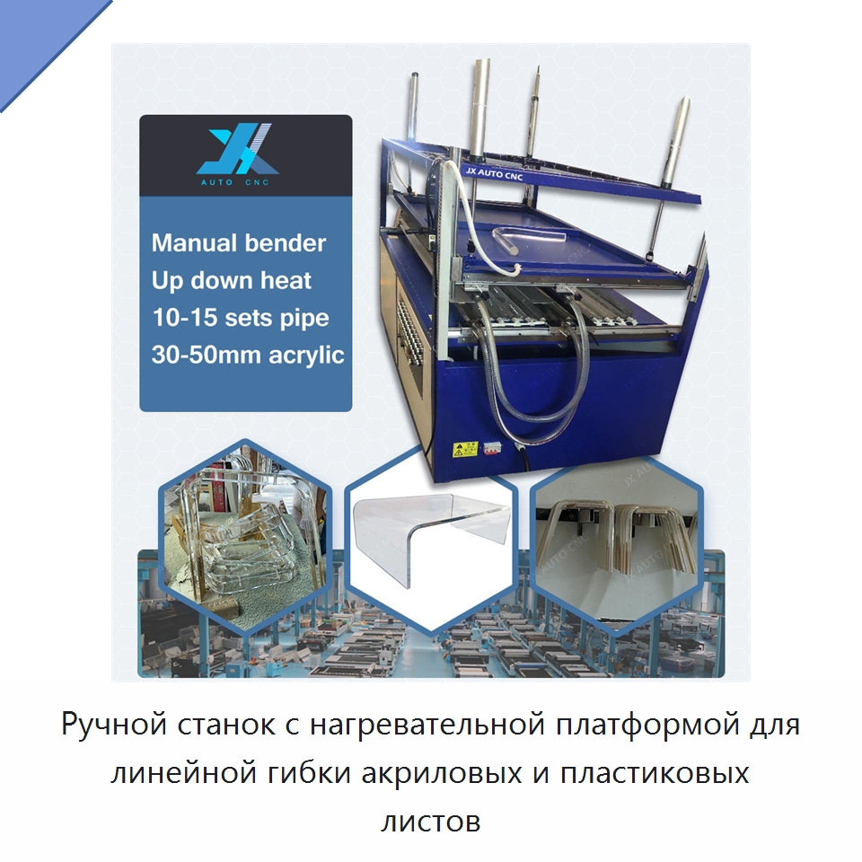 Ручной станок с нагревательной платформой для линейной гибки акриловых и пластиковых листов — Гибочные станки