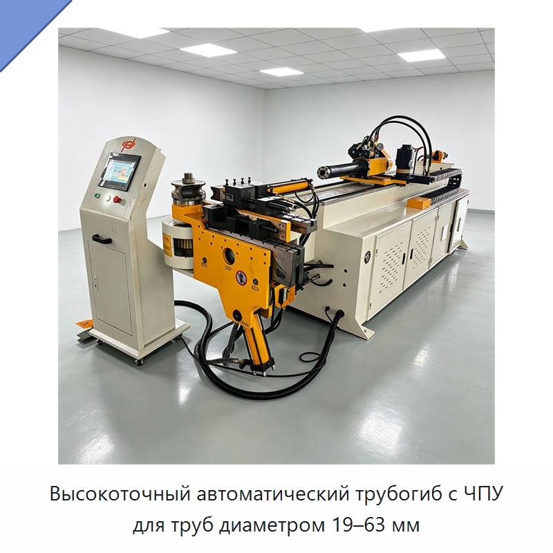 Высокоточный автоматический трубогиб с ЧПУ для труб диаметром 19–63 мм — Станки для обработки труб