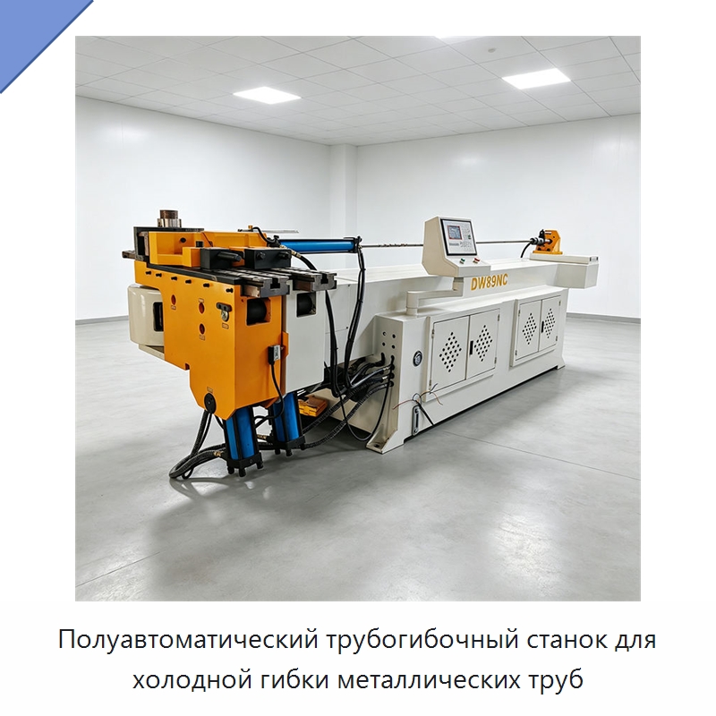Полуавтоматический трубогибочный станок для холодной гибки металлических труб — Станки для обработки труб