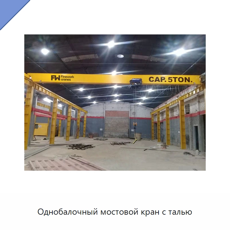 Однобалочный мостовой кран с талью — Краны