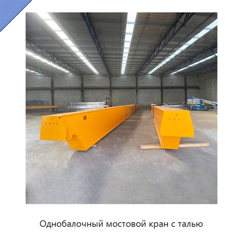 Однобалочный мостовой кран с талью