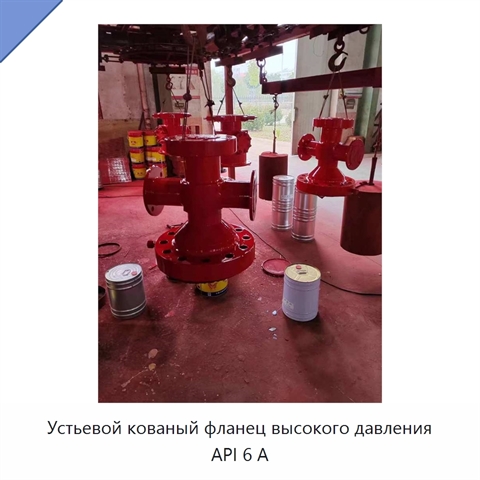 Устьевой кованый фланец высокого давления API 6 А