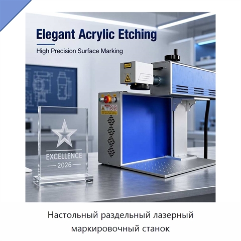 Настольный раздельный лазерный маркировочный станок