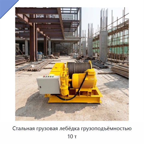 Стальная грузовая лебёдка грузоподъёмностью 10 т