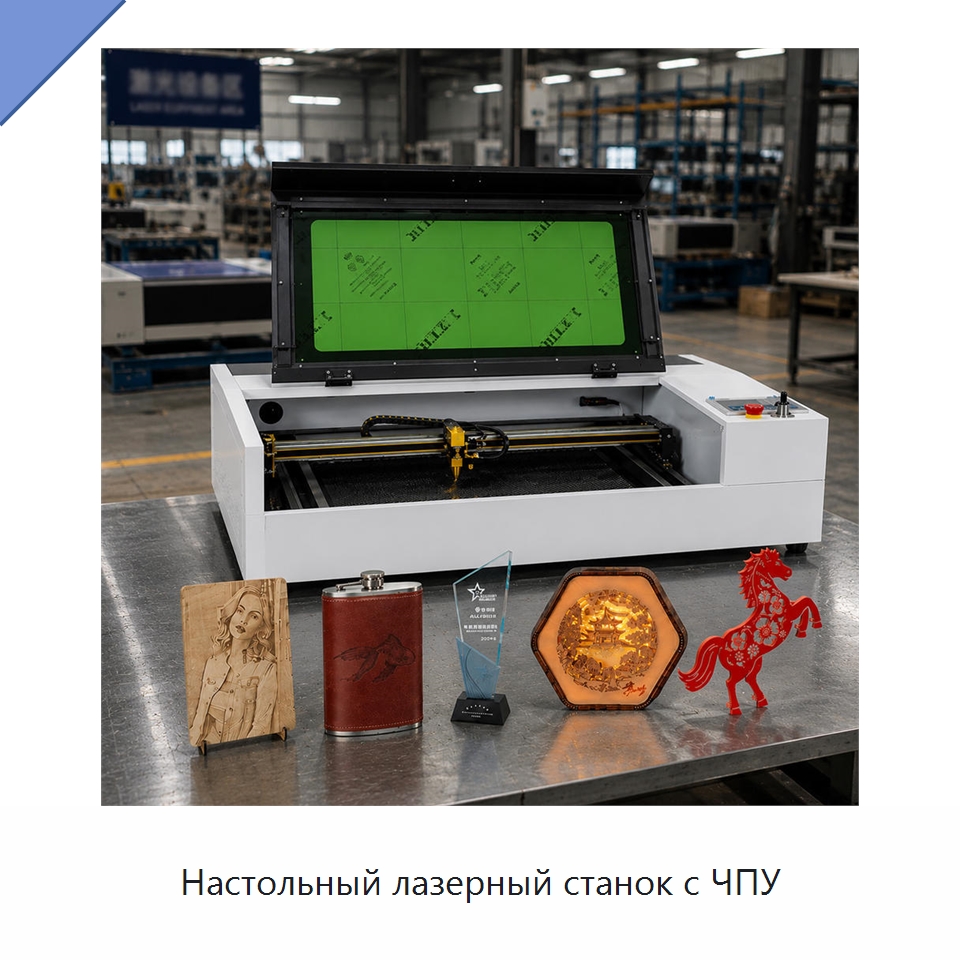 Настольный лазерный станок с ЧПУ — Лазерные гравировальные станки