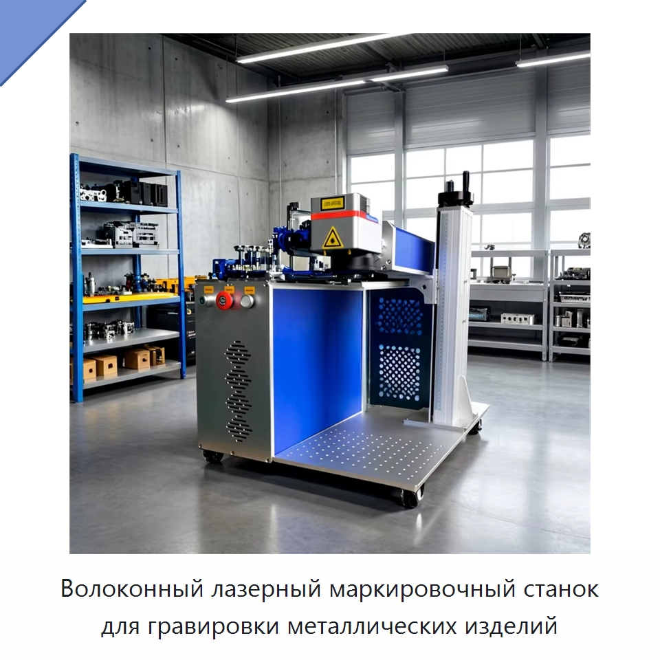 Волоконный лазерный маркировочный станок для гравировки металлических изделий — Лазерные маркировочные станки