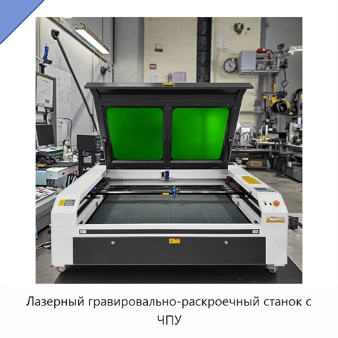 Лазерный гравировально-раскроечный станок с ЧПУ