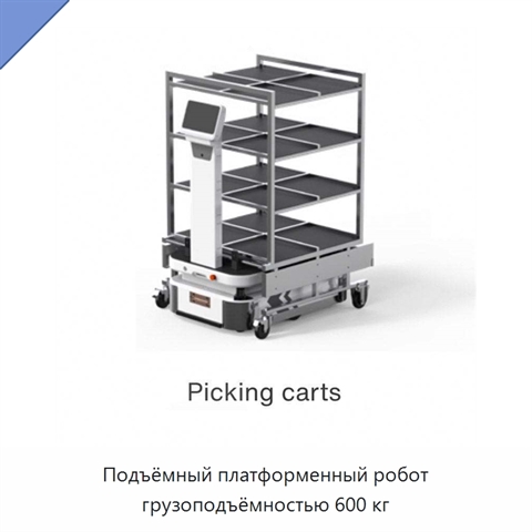 Подъёмный платформенный робот грузоподъёмностью 600 кг