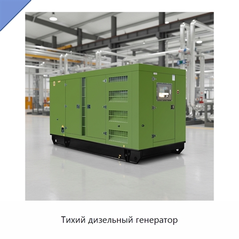 Тихий дизельный генератор