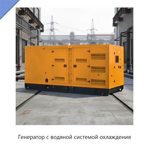 Генератор с водяной системой охлаждения