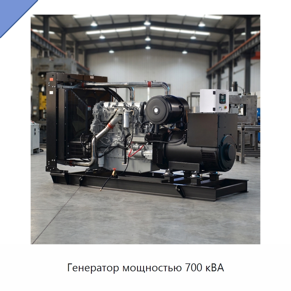 Генератор мощностью 700 кВА — Дизельные генераторы