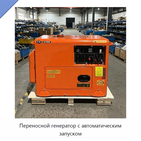 Переносной генератор с автоматическим запуском