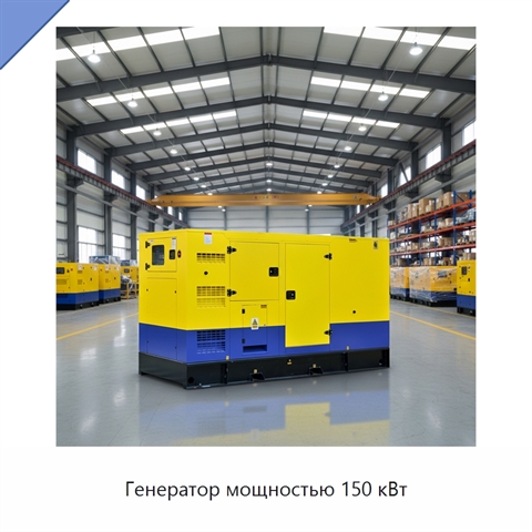 Генератор мощностью 150 кВт