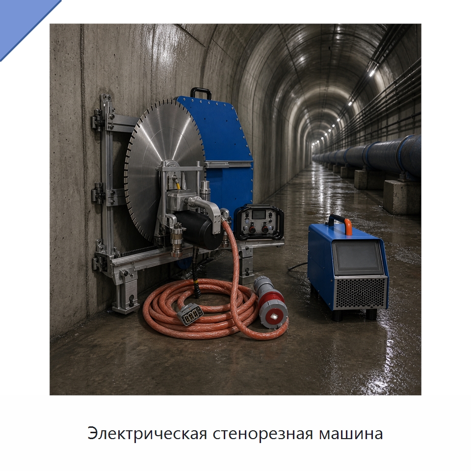Электрическая стенорезная машина — Дорожная техника