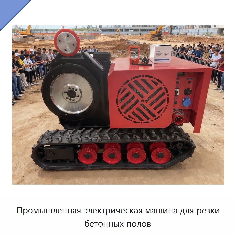 Промышленная электрическая машина для резки бетонных полов — Дорожная техника