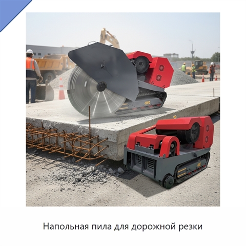 Напольная пила для дорожной резки