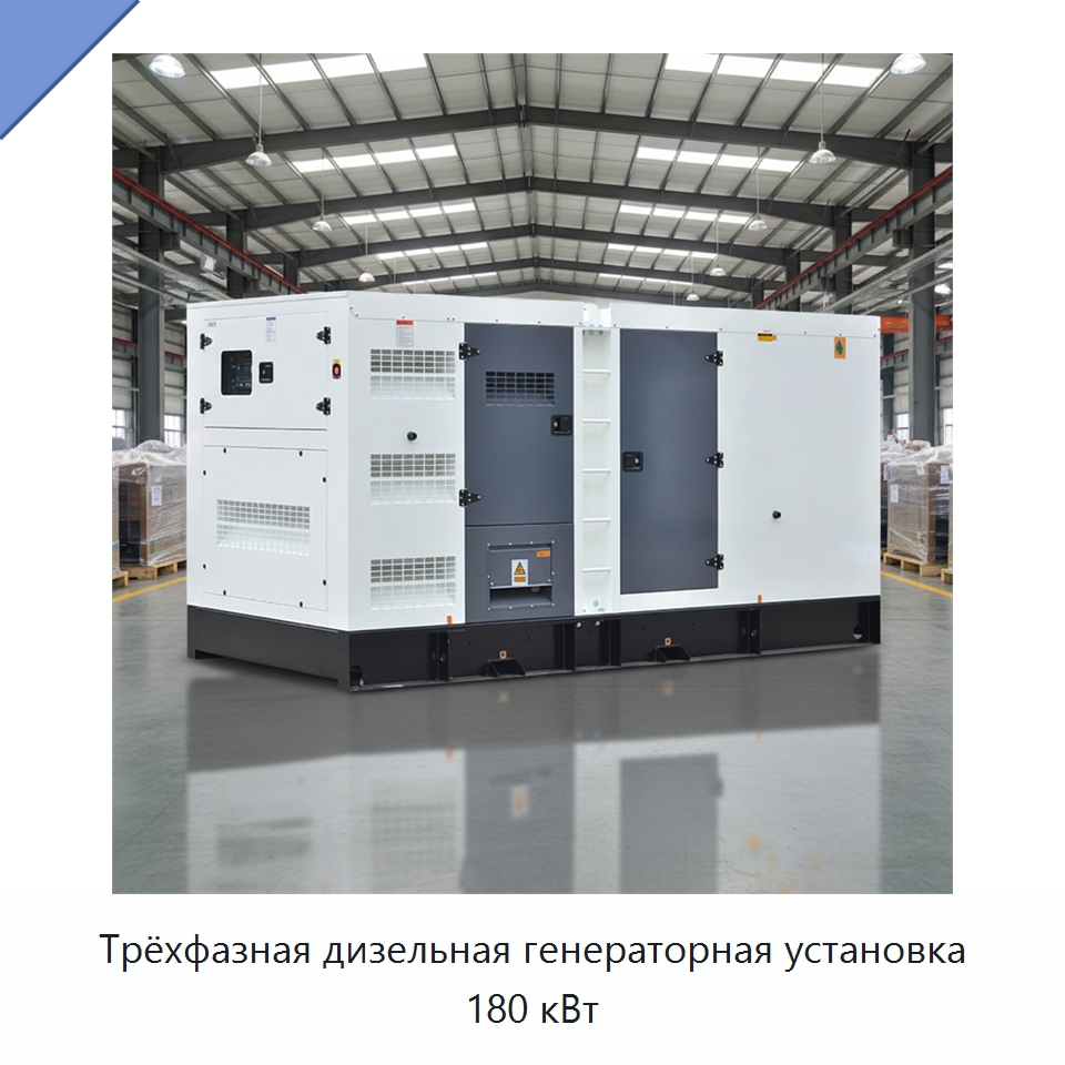 Трёхфазная дизельная генераторная установка 180 кВт — Дизельные генераторы