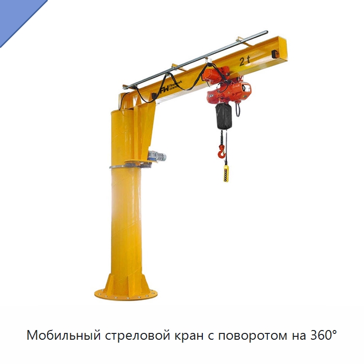 Мобильный стреловой кран с поворотом на 360° — Краны