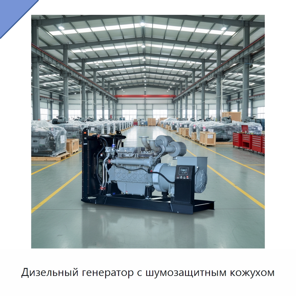 Дизельный генератор с шумозащитным кожухом — Дизельные генераторы