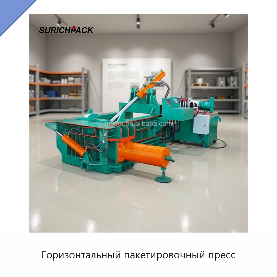 Горизонтальный пакетировочный пресс — Оборудование для переработки металлолома